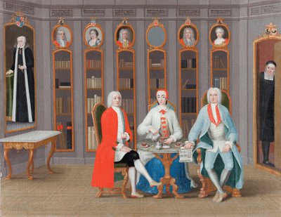Rånäsの図書館にあるStenbock家、1740年頃 作： Carl Fredrik Svan