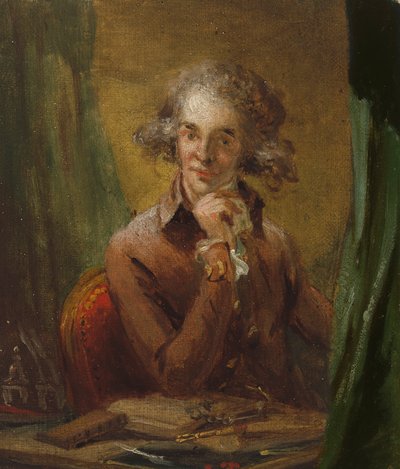 ベンジャミン・ラトローブ、c。 1790年。 作： Carl Fredrik von Breda
