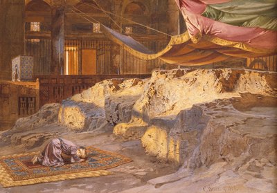 岩のドームの内部、1864 作： Carl Friedrich Heinrich Werner