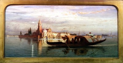 ヴェネチアン・ラグーンにて 作： Carl Friedrich Heinrich Werner