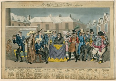1824年のマシュー・オラマ。または、アメリカからかなりかなりddの特定の乳首ビット-ナキトシュですべてが順調 作： Carl Georg Adolph Hasenpflug
