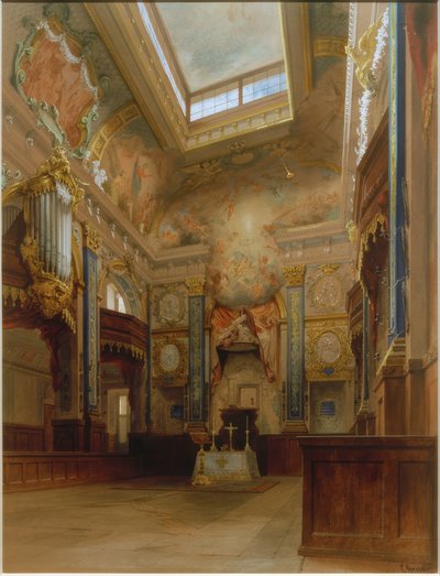 シャルロッテンブルク宮殿のチャペル 作： Carl Georg Anton Gräb