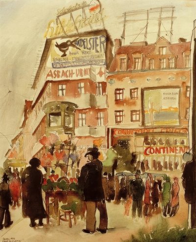 ベルリン、ポツダム広場 作： Carl Grossberg