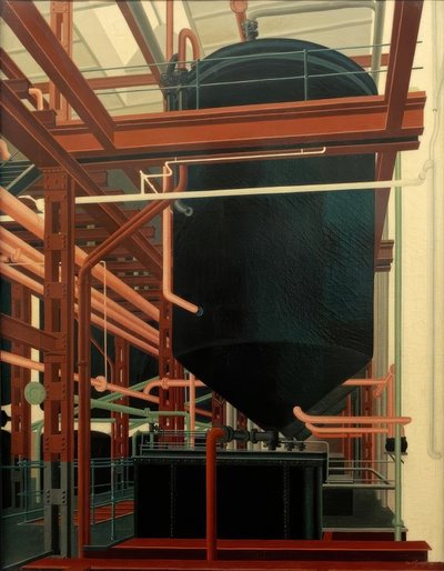 石油精製所 作： Carl Grossberg