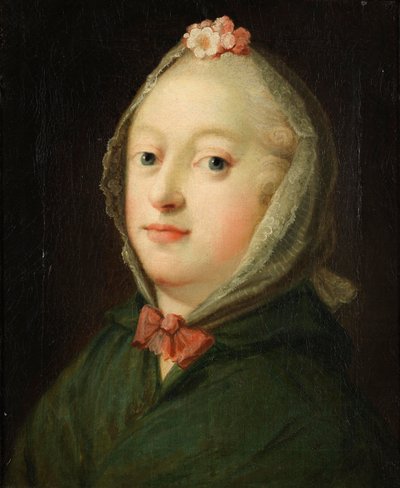 デンマークの女王ルイーズ、1750年頃 作： Carl Gustaf Pilo