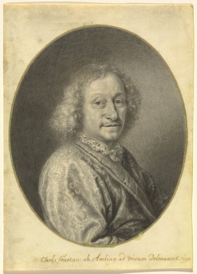 紳士の肖像 作： Carl Gustav Amling
