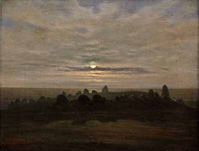 リューゲン島のノビンにある石器時代の要塞 作： Carl Gustav Carus