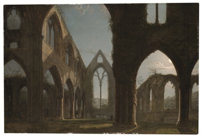 ティンターン・アビー（油彩・キャンバス） 作： Carl Gustav Carus