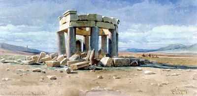 バールベック近郊にあるイスラム教のお墓 作： Carl Haag