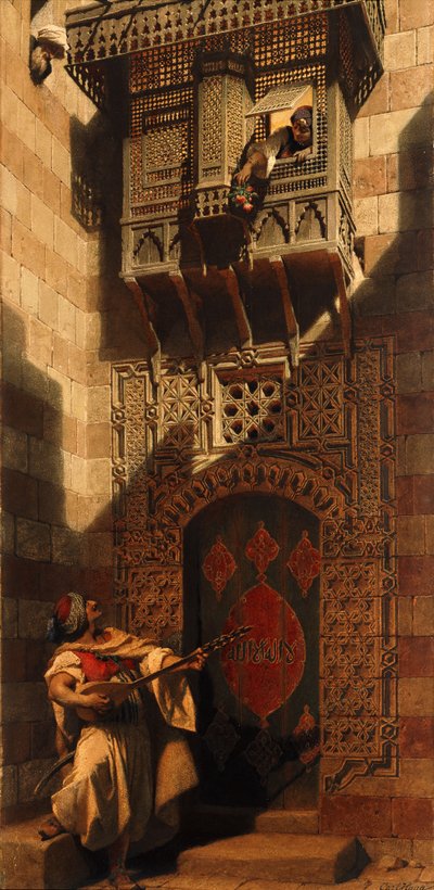 カイロのセレナーデ。カイロのセレナータ、1893 作： Carl Haag