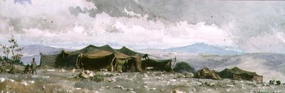 1859年のアジャイルアグリアのキャンプ（WC） 作： Carl Haag
