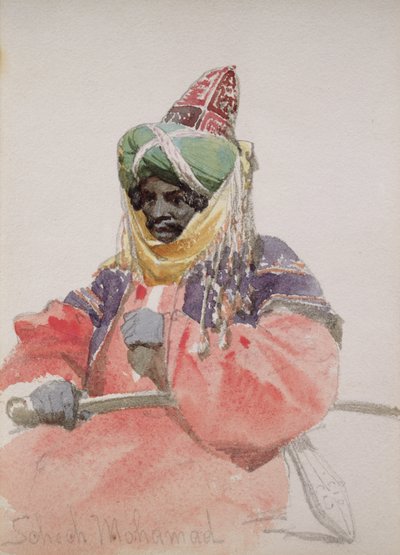 アラブ人の肖像 作： Carl Haag