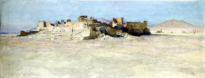 パルミラの太陽の神殿の南東角 作： Carl Haag