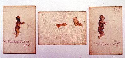 砂漠の幸せ」のための赤ちゃんの習作 作： Carl Haag