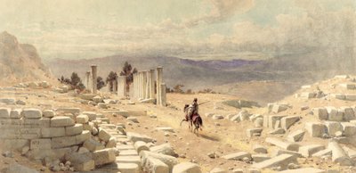 古代サマリアの入り口、1870 作： Carl Haag