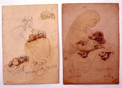 母と子の2つの研究 作： Carl Haag