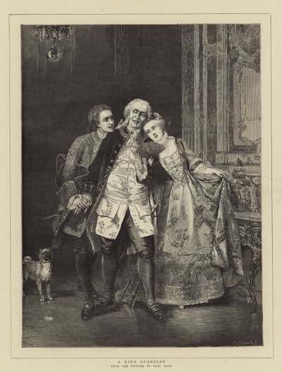 親切な守護者 作： Carl Heinrich Hoff