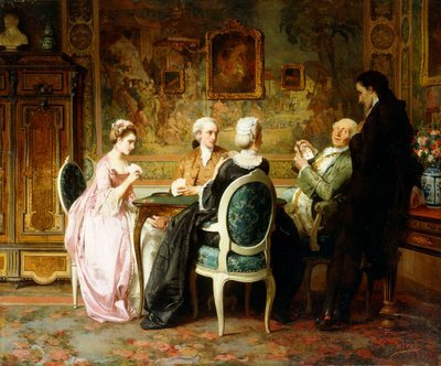 カードゲーム、 作： Carl Heinrich Hoff