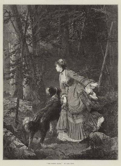 森の空き地 作： Carl Heinrich Hoff
