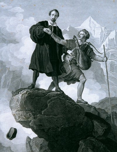 マンフレッドとシャモアハンター 作： Carl Heinrich Rahl