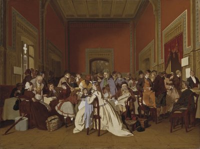 二等待合室、1865年頃 作： Carl Hendrik d Unker