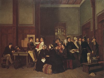 三等待合室II、1865年頃 作： Carl Hendrik d Unker