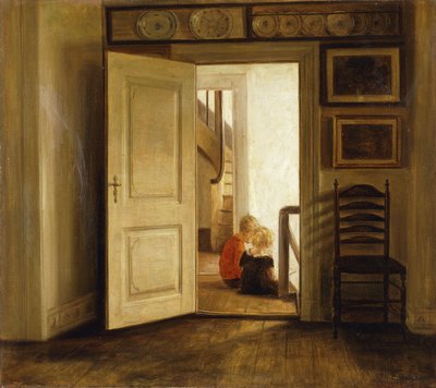 インテリアの子供たち 作： Carl Holsoe