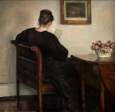 インテリア、読書家 作： Carl Holsoe