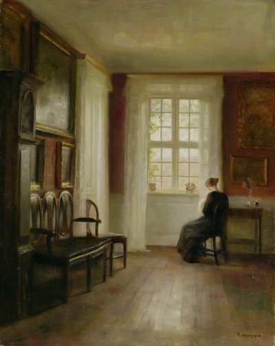 女性の縫製とインテリア 作： Carl Holsoe