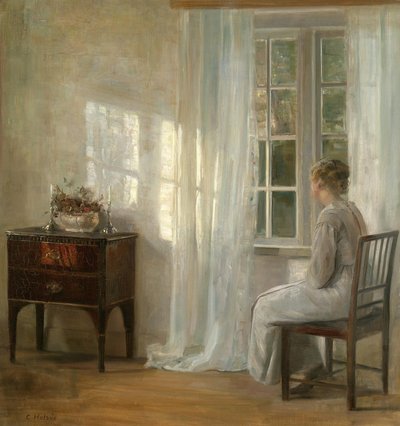 窓際で待機 作： Carl Holsoe