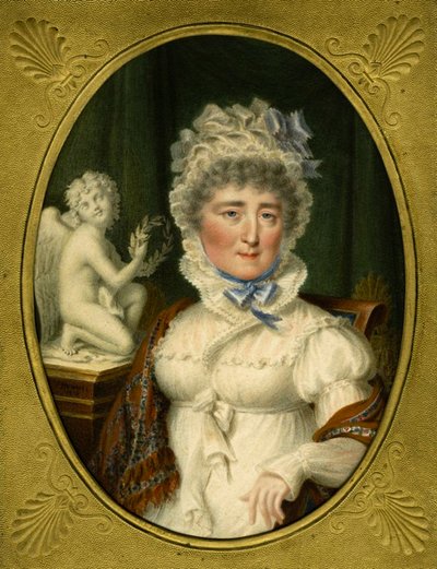 Elżbieta Izabela Lubomirska née Czartoryska伯爵夫人の肖像 1736-1816, 1816 作： Carl Hummel