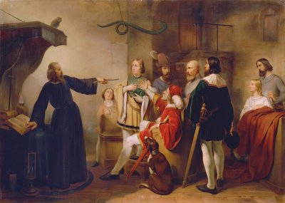 占星術師がルドルフ・フォン・ハプスブルクを予言 作： Carl Johann Nepomuk Hemerlein