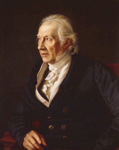 カールフリードリヒゼルターの肖像1758-1832、1828 作： Carl Joseph Begas