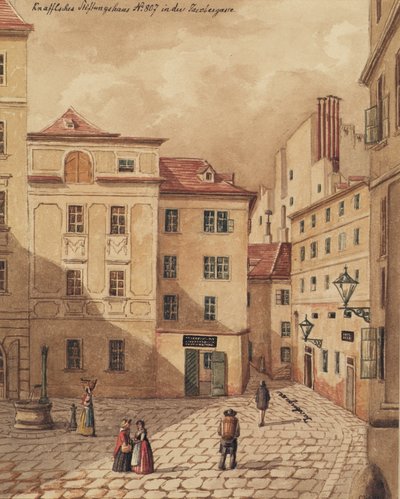 ウィーンのJacobergasse No. 807にあるKnaffelsche Foundation House 作： Carl L. Wiesböck