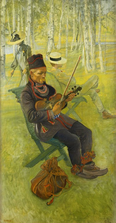 ラプランダー;ラップ・スペレンダー・ヴィオール、1910 作： Carl Larsson