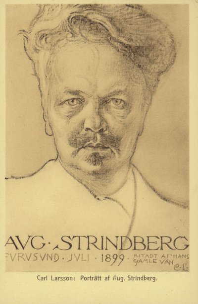 アウグストストリンドベリ（1849〜1912年）、スウェーデンの劇作家、小説家、詩人、芸術家、1899年 作： Carl Larsson