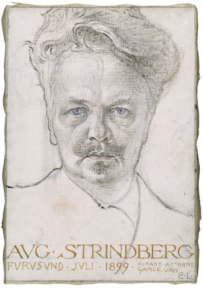 アウグストストリンドバーグ、1899年 作： Carl Larsson