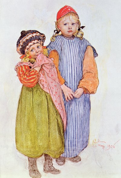 大工ヘルバーグの子供たち 作： Carl Larsson