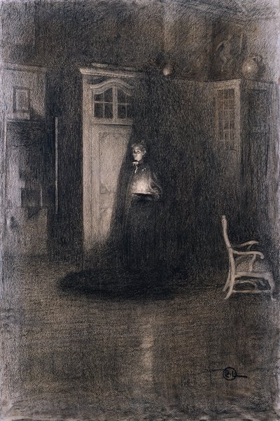 おやすみ 作： Carl Larsson