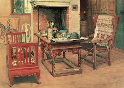 かくれんぼ 作： Carl Larsson