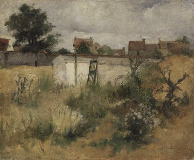 バルビゾンからの風景研究、1878 作： Carl Larsson