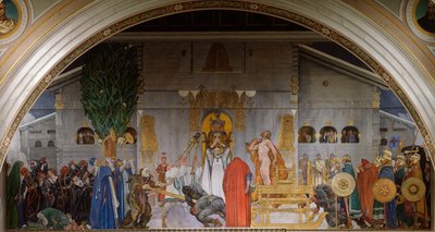 Midvinterblot Midwinter Sacrifice、1914-1915 作： Carl Larsson