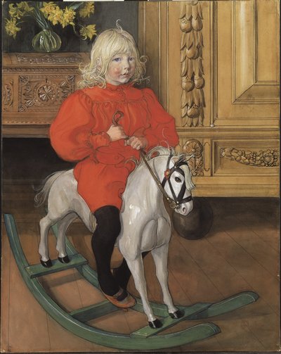 方言、1900（紙にトイレ） 作： Carl Larsson