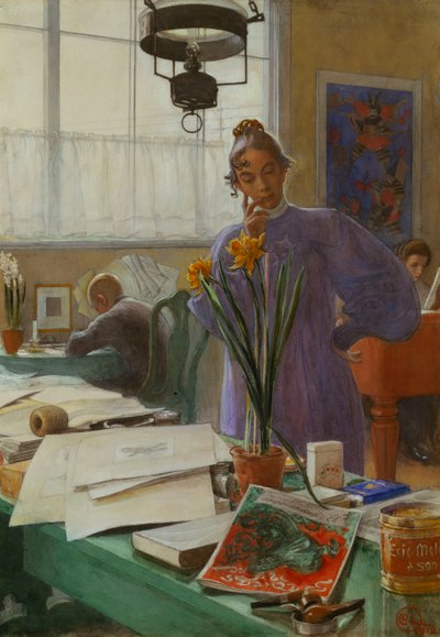 私の妻 作： Carl Larsson