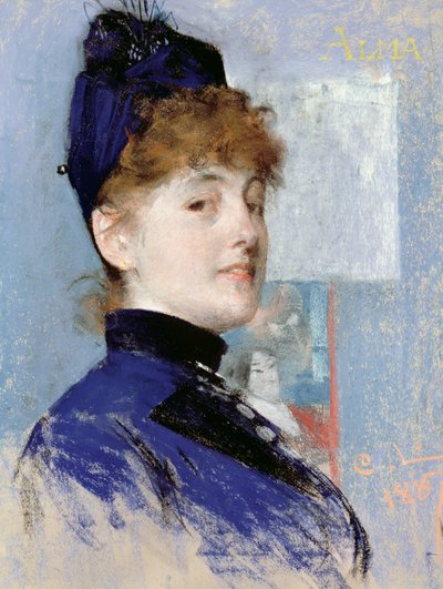 アルマの肖像 作： Carl Larsson