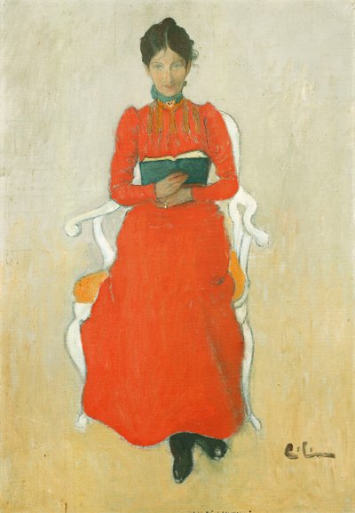 ドラ・ラムの肖像、1900年頃 作： Carl Larsson