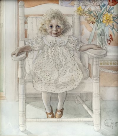 インガマリアティエルの肖像 作： Carl Larsson
