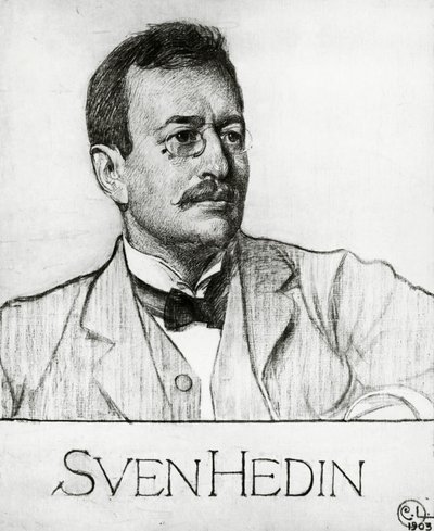 スヴェン・アンダース・ヘディンの肖像（ストックホルム 作： Carl Larsson