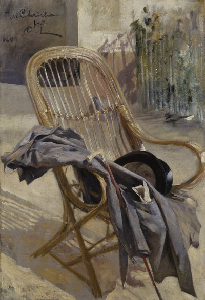 近代美術の研究、1888 作： Carl Larsson