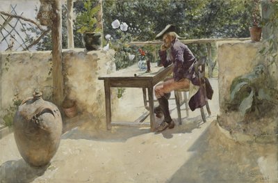 つる（紙にトイレ） 作： Carl Larsson